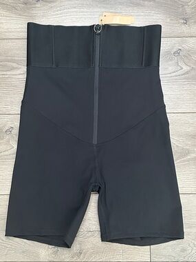 Shapellx High Waist Mid Thigh Sculpt Shorts Black Size